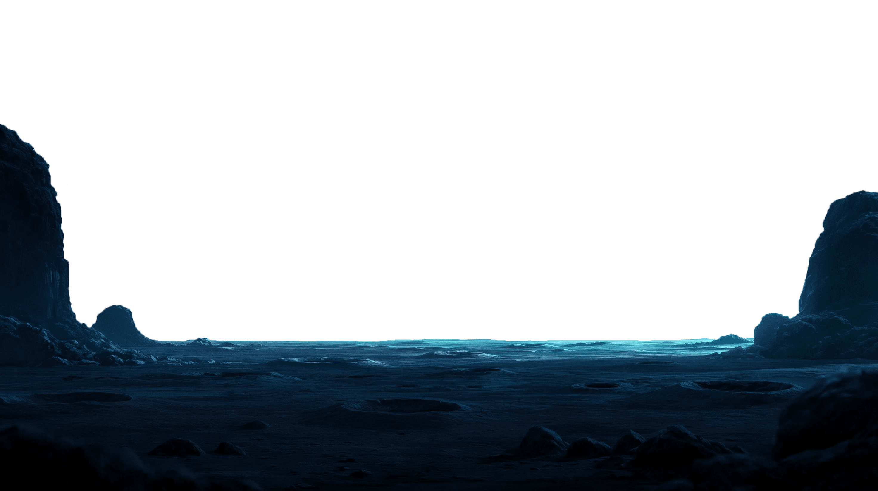 Moon surface terrain with craters